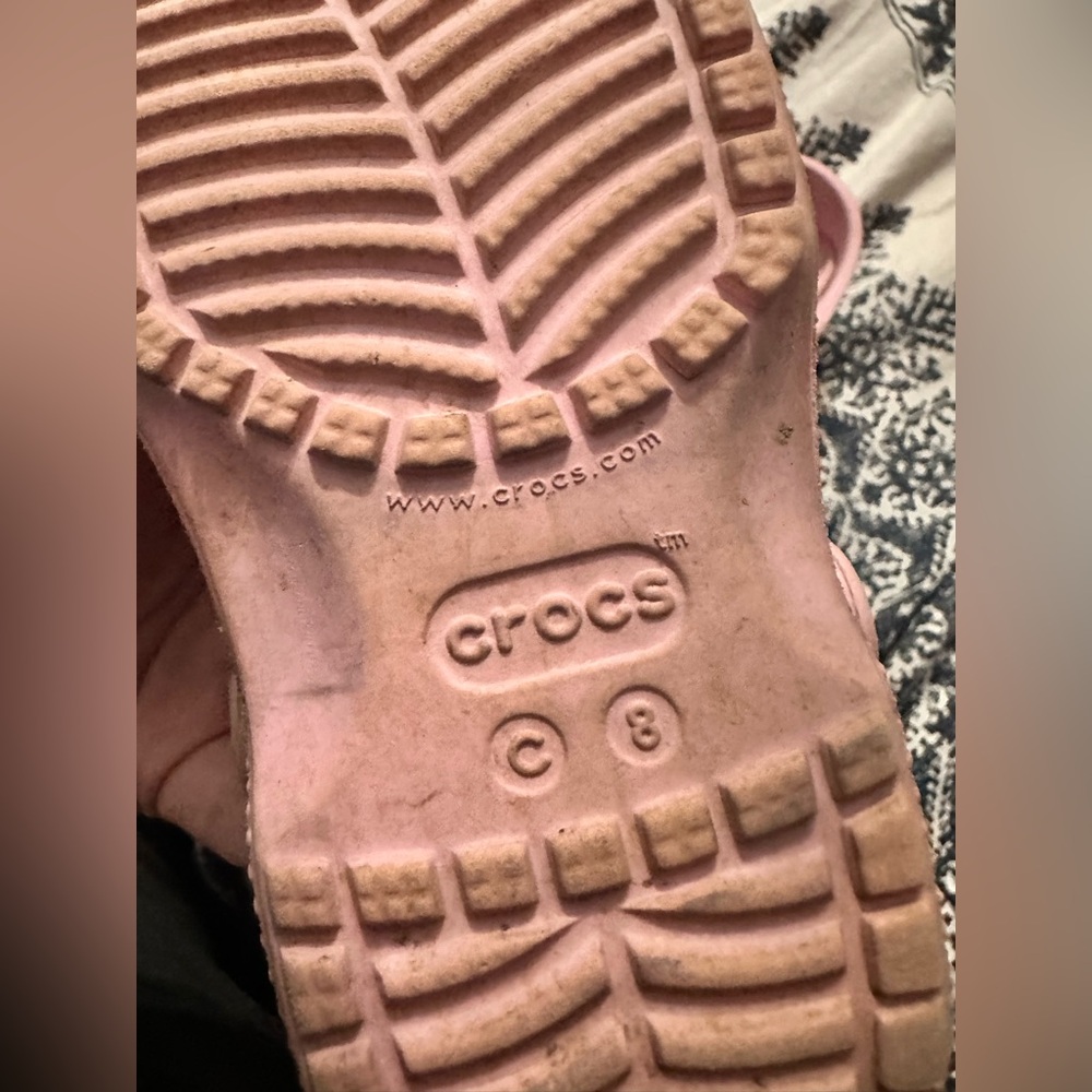 Sparkle pink Crocs - Picture 2 of 2